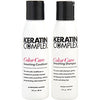 Keratin Color Care Smoothing Shampoo & Conditioner Duo 3 Oz X 2 (new White Packaging)